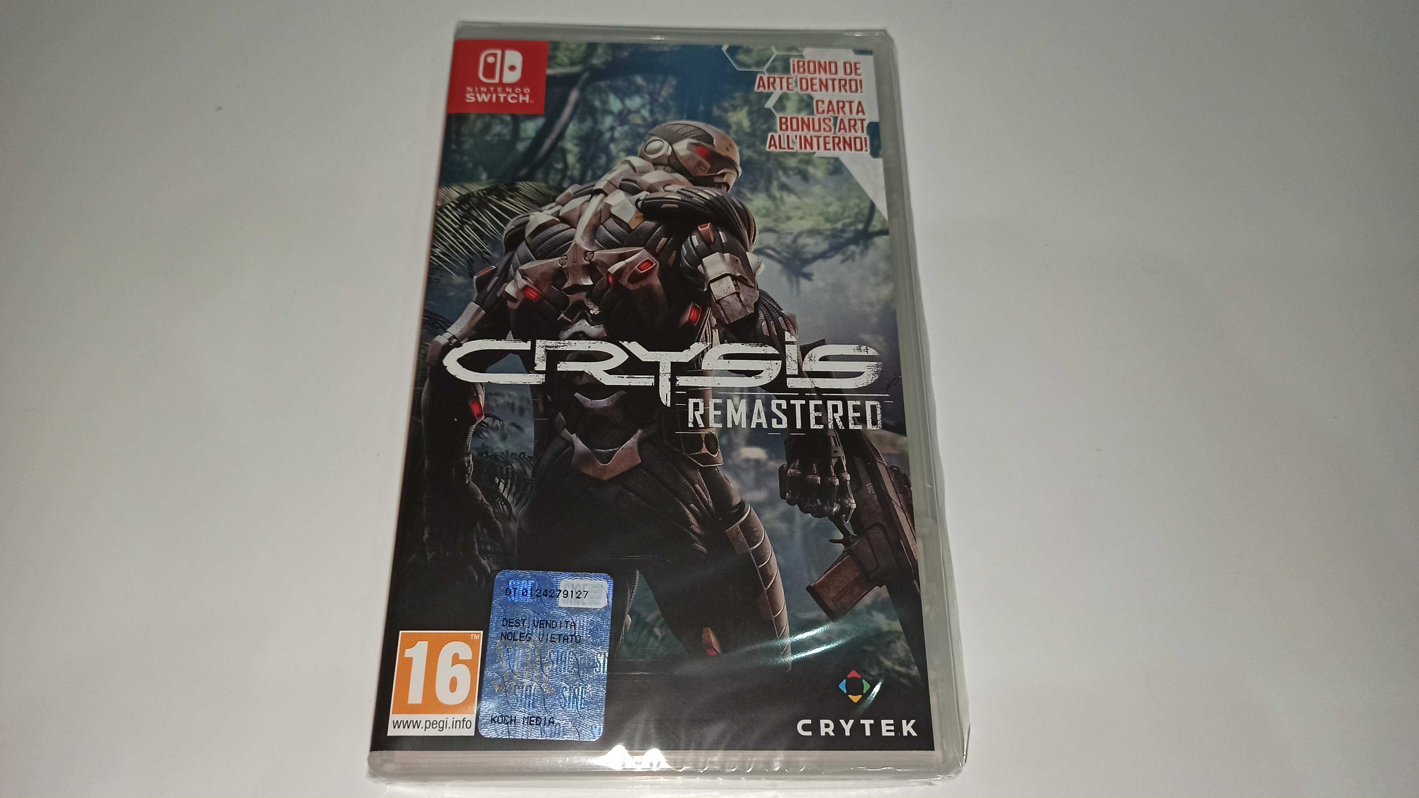 nintendo switch CRYSIS REMASTERED Nowa! Folia! po polsku kardridż SZOK