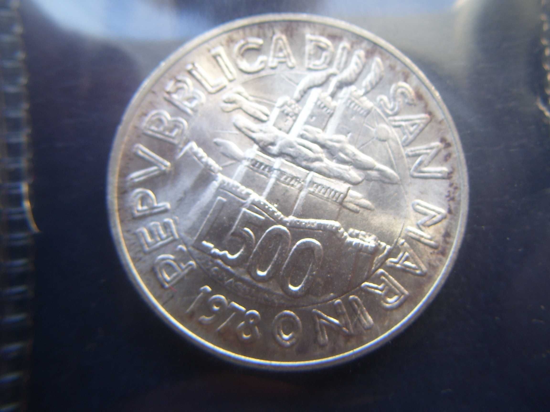 Stare monety Książka Stan menniczy Set  Rok 1978 San Marino