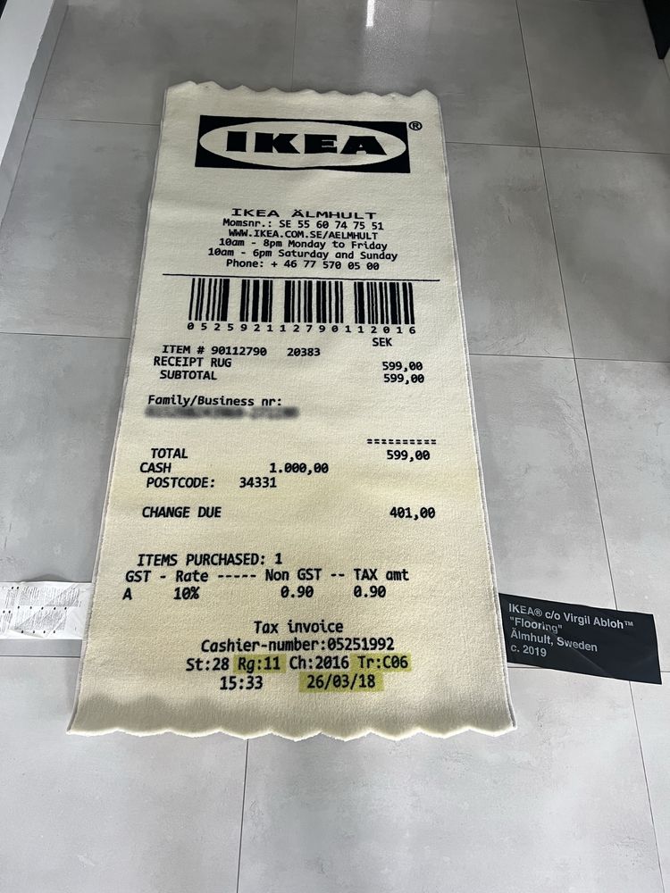 Dywan Ikea paragon