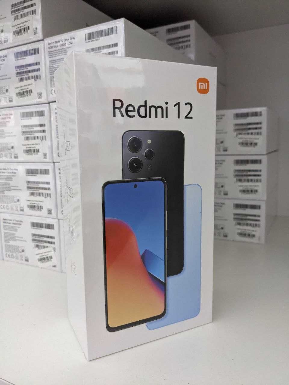 Смартфон Xiaomi Redmi 12 8/256GB Midnight Black Новый+Гарантия