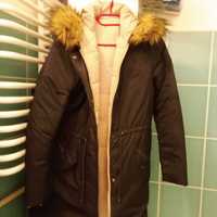 Damska ciężka kurtka zimowa z dwoma bokami