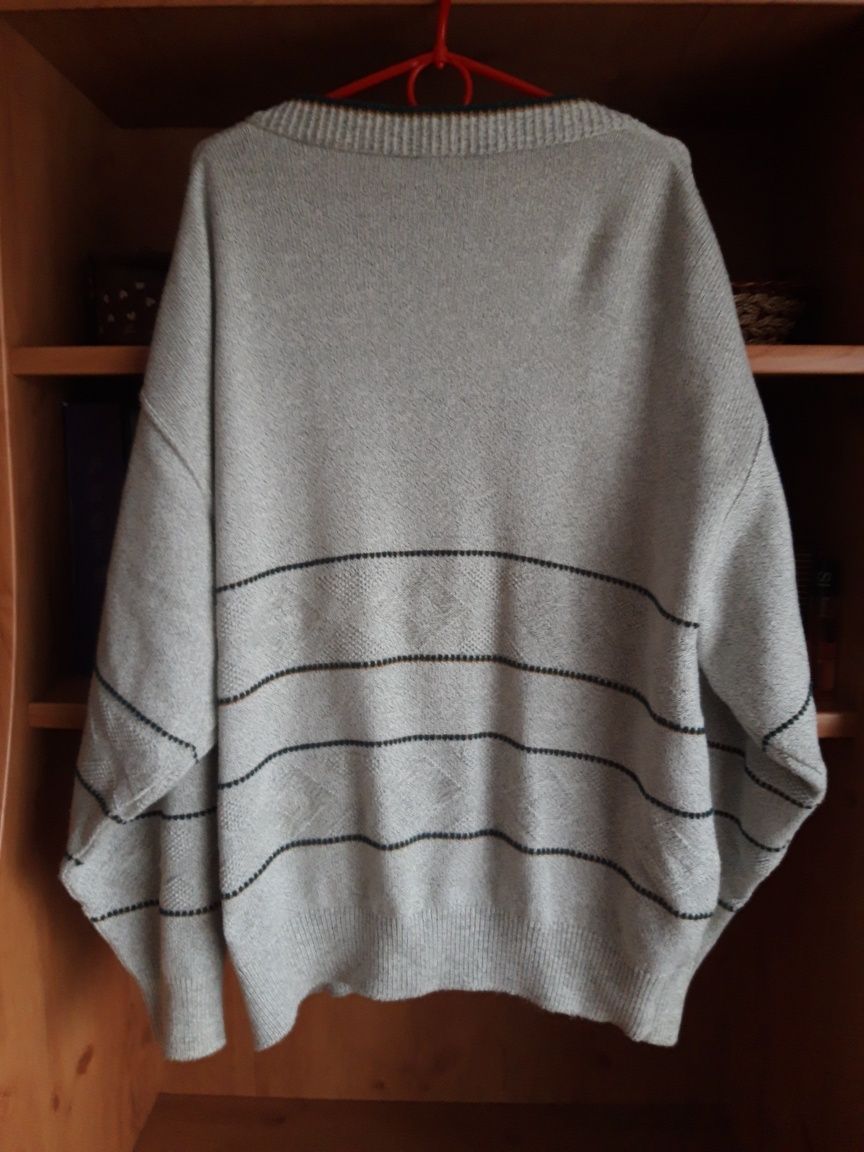 Elegancki rozpinany sweter męski kardigan rozmiar 52/54 L/XL   Westbur