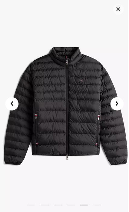 Куртка пуховик Tommy hilfiger чоловіча, чорна