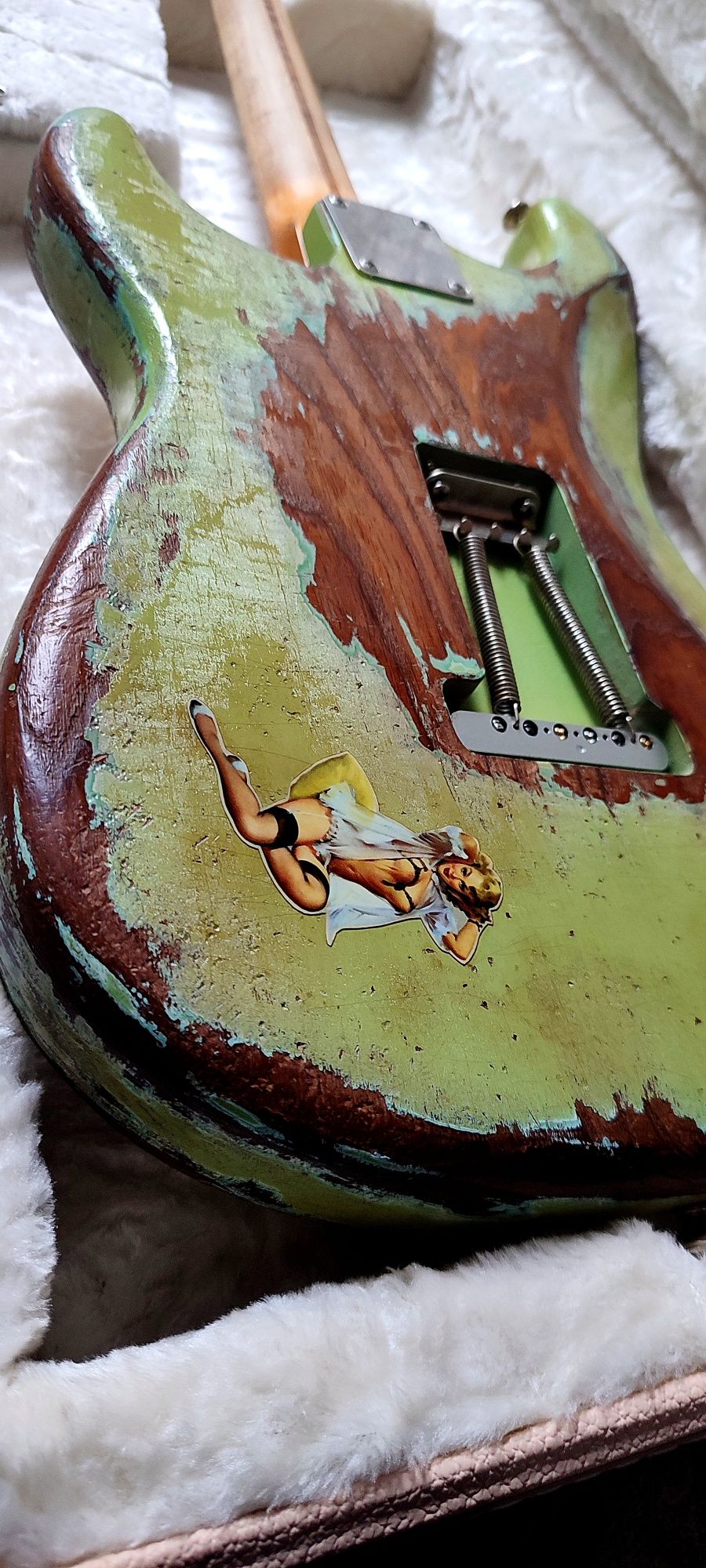 SKG Little Wing Heavy Aged Surf Green Custom Shop Fender LsL TMG Suhr