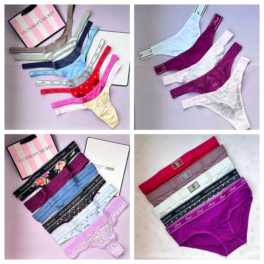 Оригінал трусики Victoria's Secret,  нижня білизна VS, труси VS