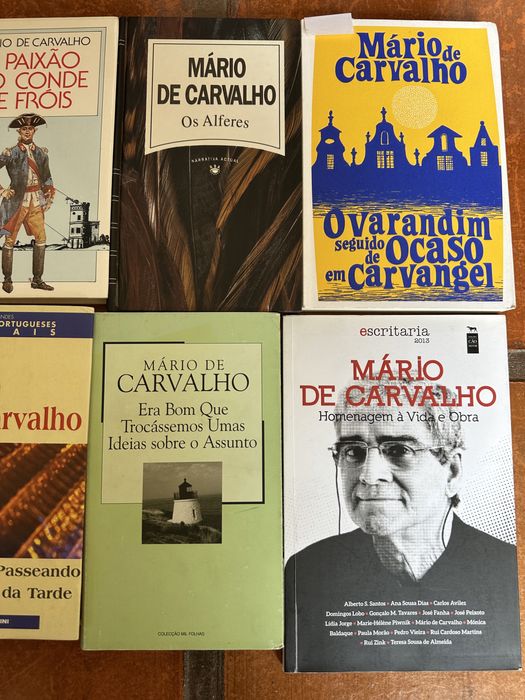 Lote de livros de Mário de Carvalho
