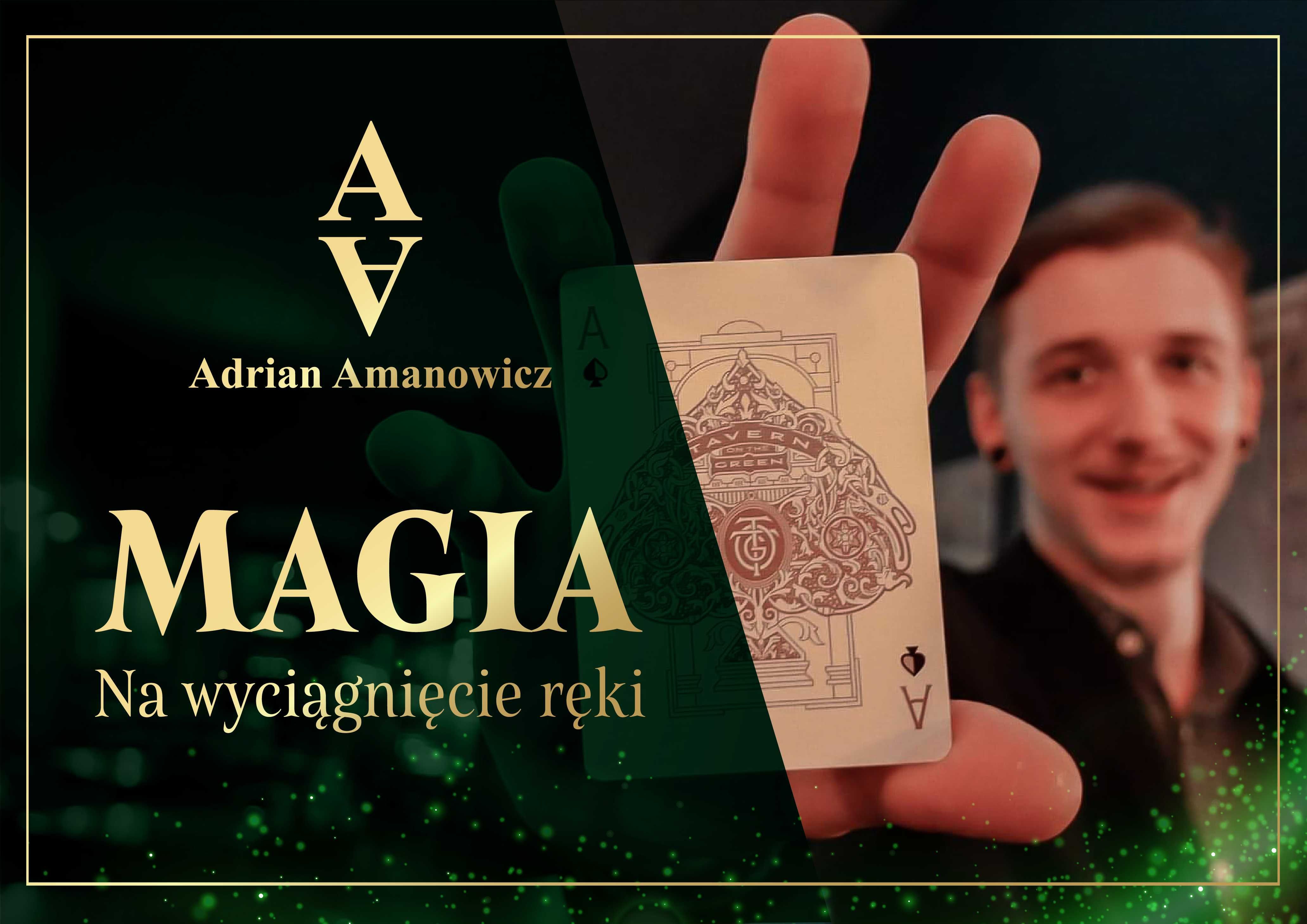 Iluzjonista Magik Adrian Amanowicz - pokazy na wesele/urodziny/eventy