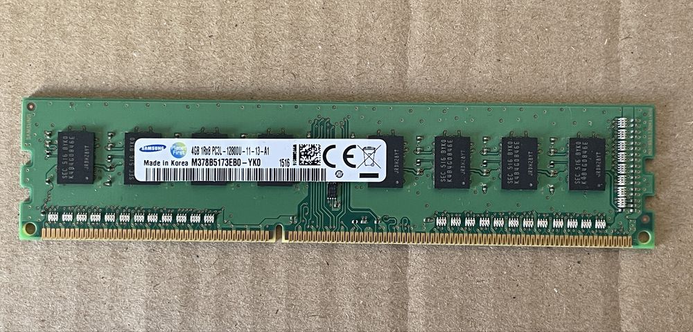 Pamięć Ram SAMSUNG 4GB PC3-12800U 1600Mhz M378B5173EB0-CK0