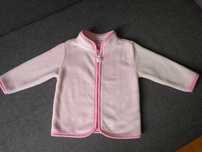 Bluza dziewczęca na suwak rozmiar 80