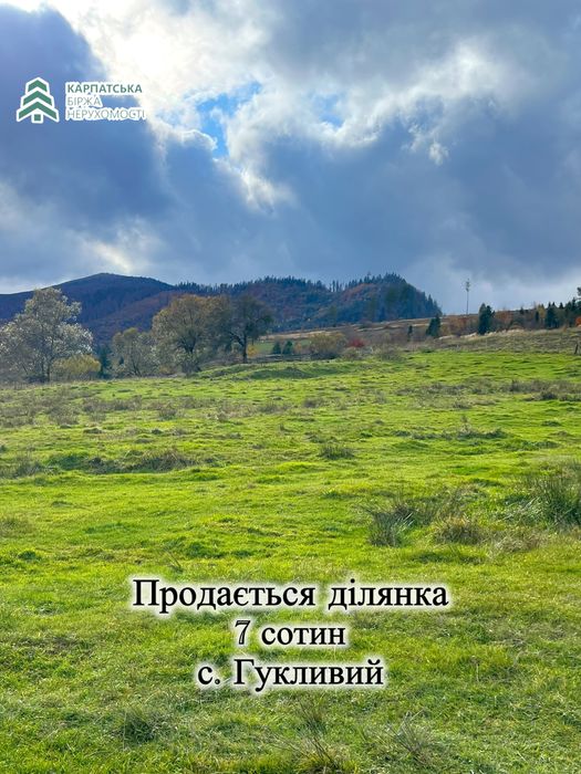 Земельна ділянка в селі Гукливе