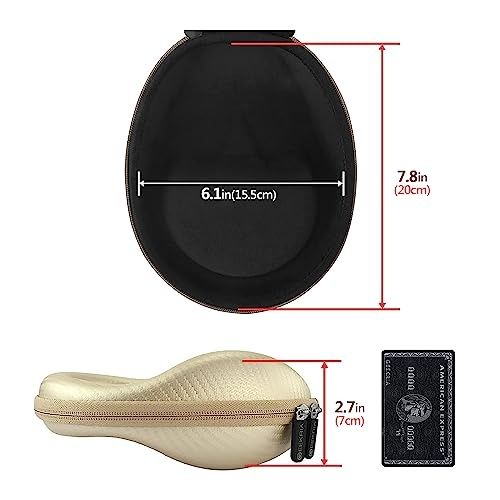 Twarde etui na słuchawki Złote