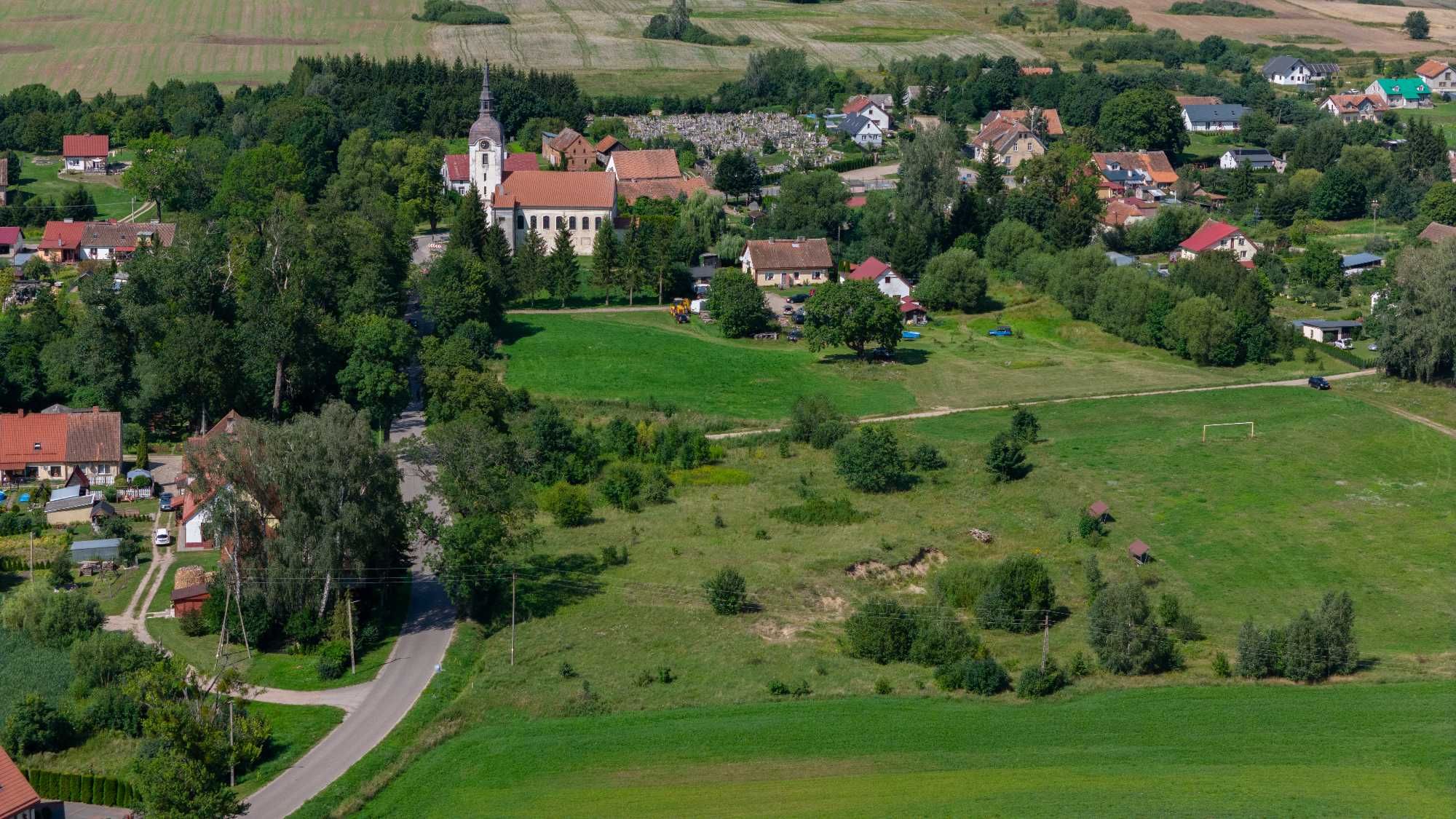 Działka budowlana w miejscowości Boguchwały, gmina Miłakowo