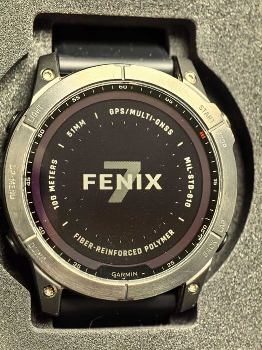 Garmin Fenix 7X Sapphire Solar Titanium 51 mm
