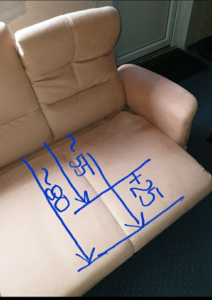 Himolla sofa 3os + 2 x fotel + stolik jak nowe.