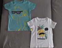 T-shirt bawełniane x2 r. 98/104