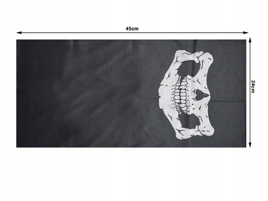 Komin czaszka bandana szalik osłona twarz rower motor szyję maska