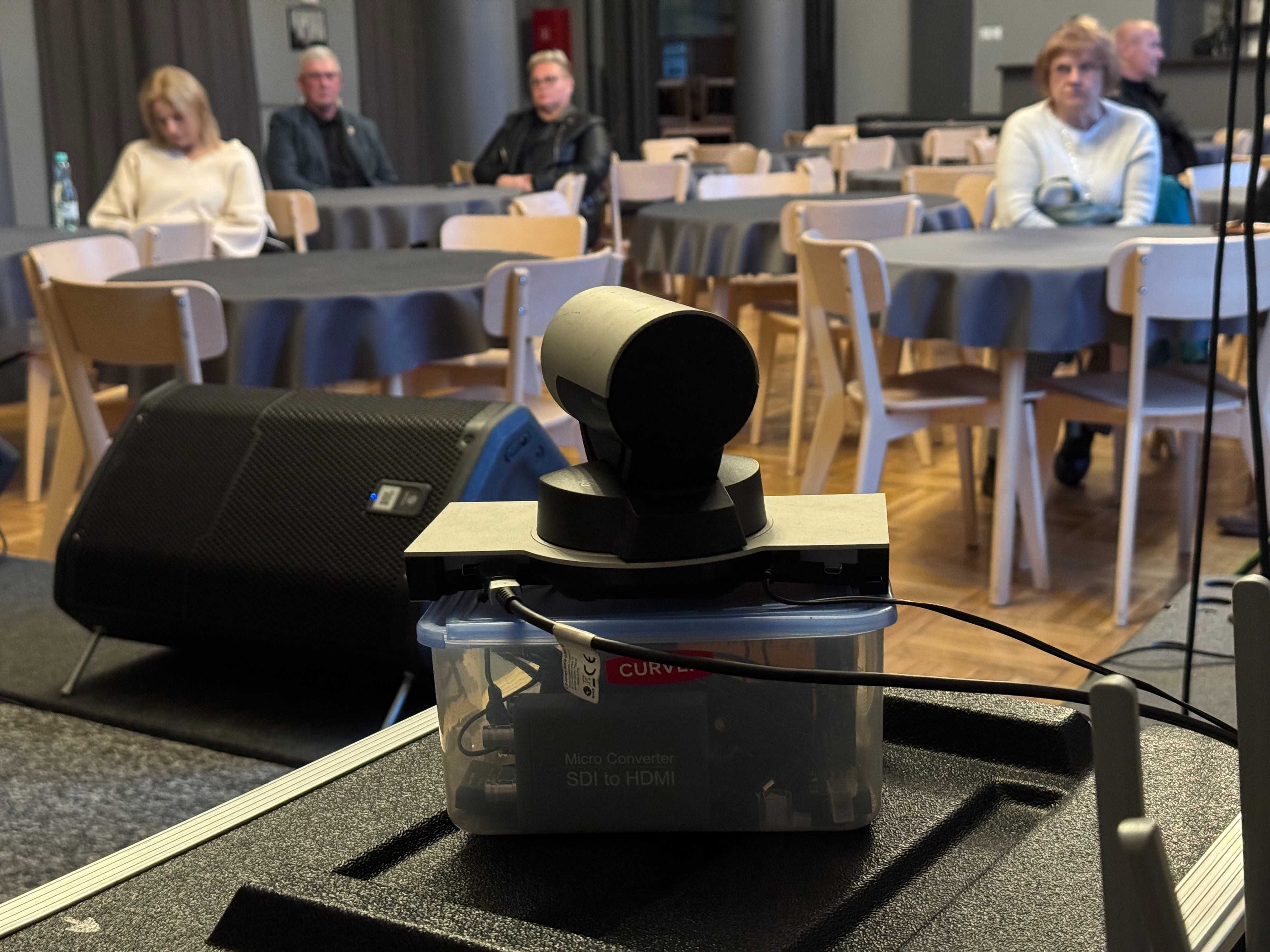 Kamera HDMI-OUT CISCO TTC8-05 Transmisje on-line ATEM
