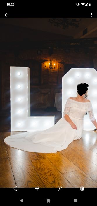 Suknia ślubna kolor ivory
