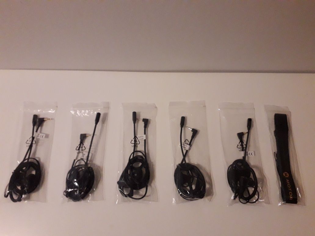 Auriculares Motorola e fita