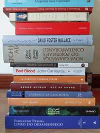 Vários livros em Português e Inglês
