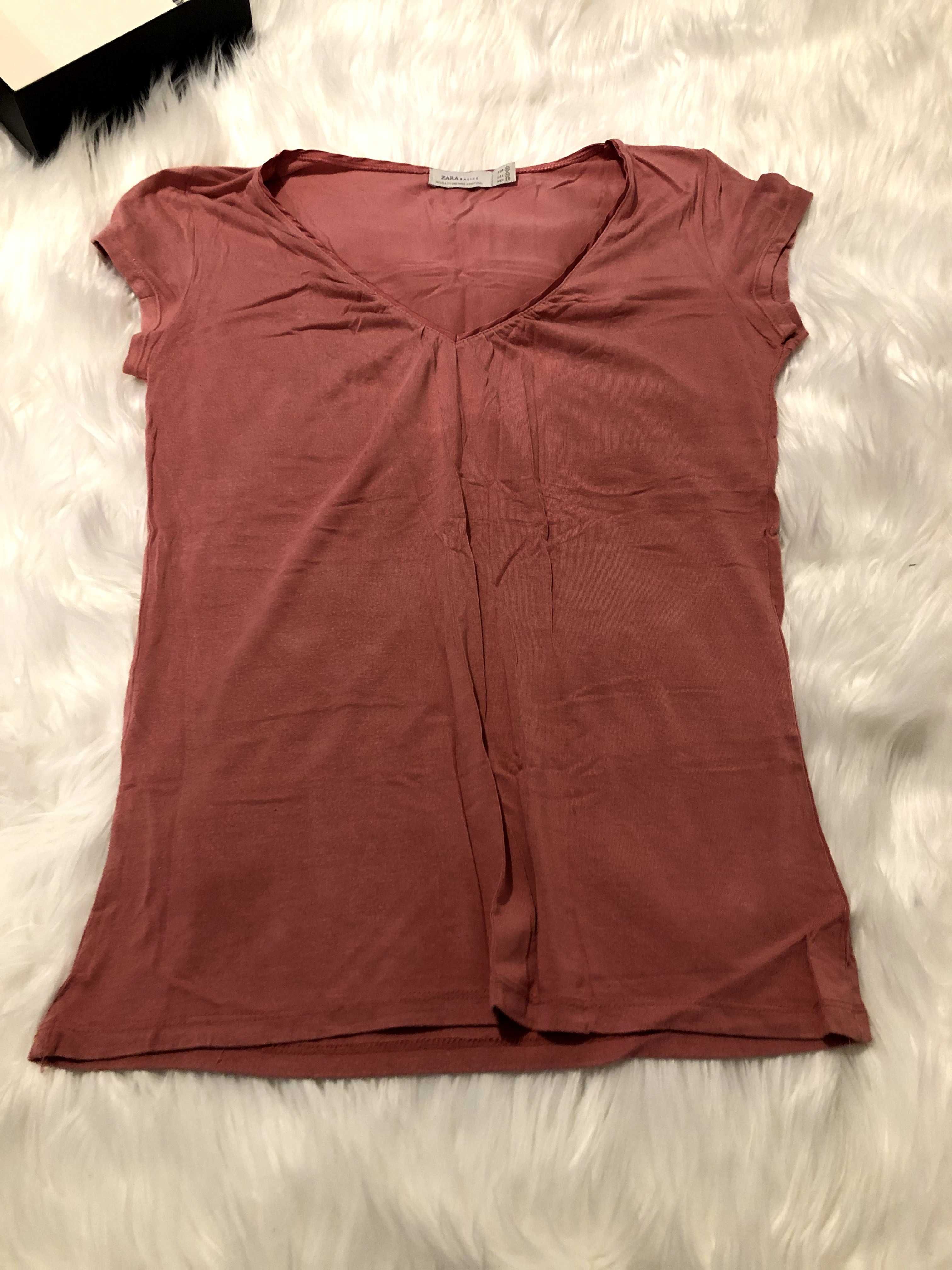 tshirt rosa zara tamanho l
