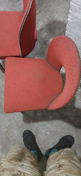 Krzesła antyki Muszelka PRL