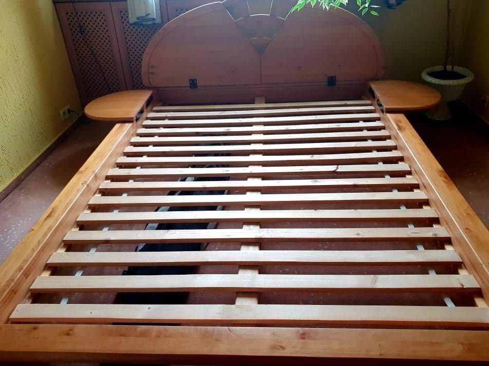 Łóżko dwuosobowe Lite drewno 220x160cm
