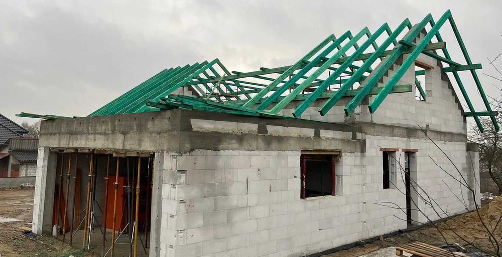 Więźba dachowa - impregnowana/strugana, łata, kontrłata, kantówki