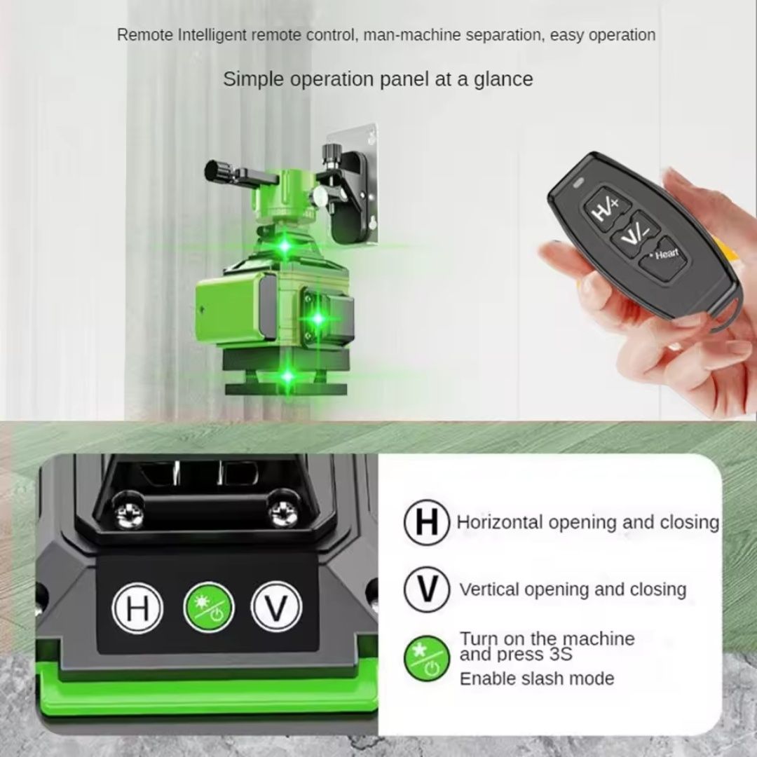 Nível laser 16 linhas 360°