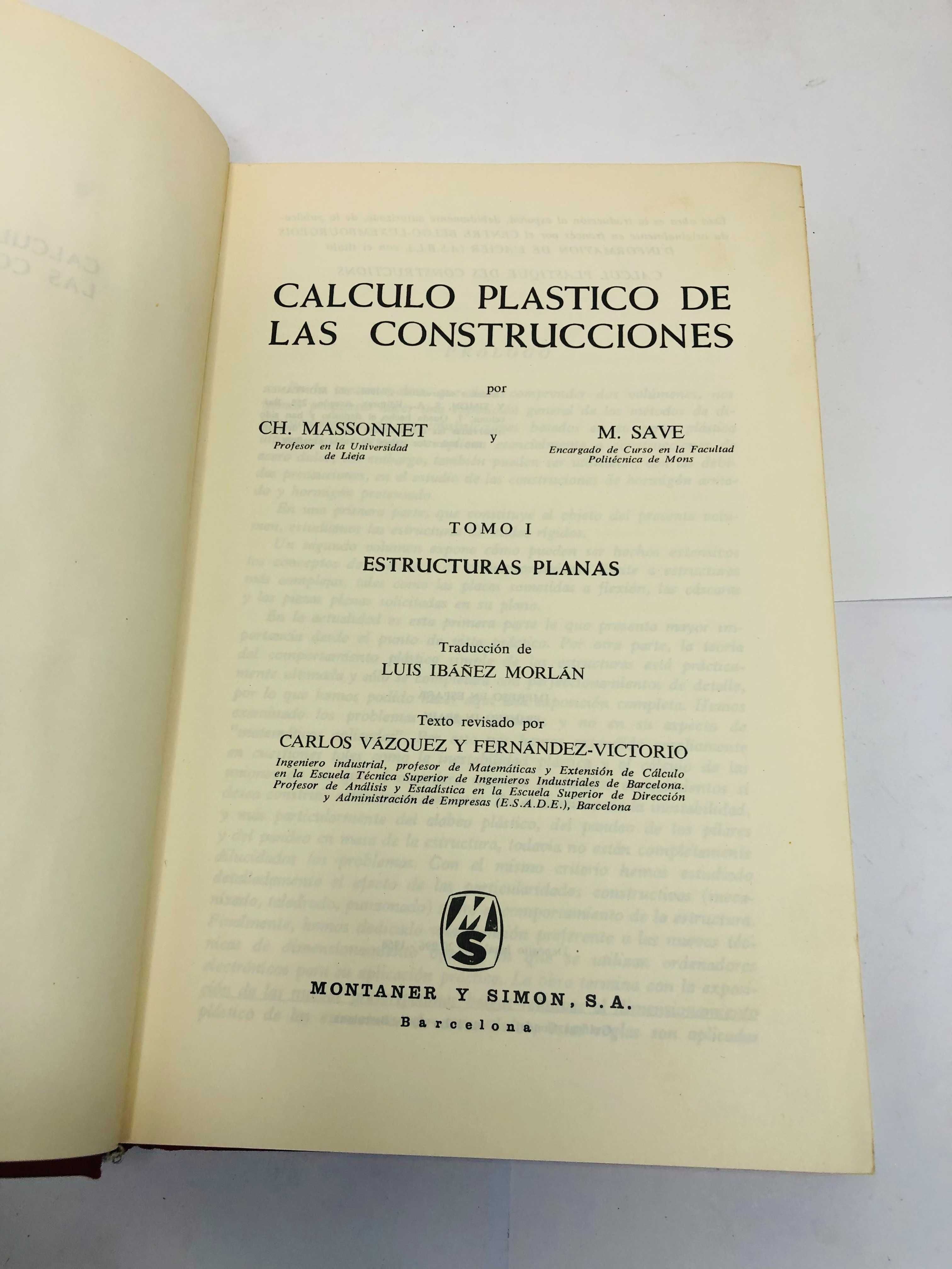 Calculo Plastico de las Construcciones - CH. Massonnet