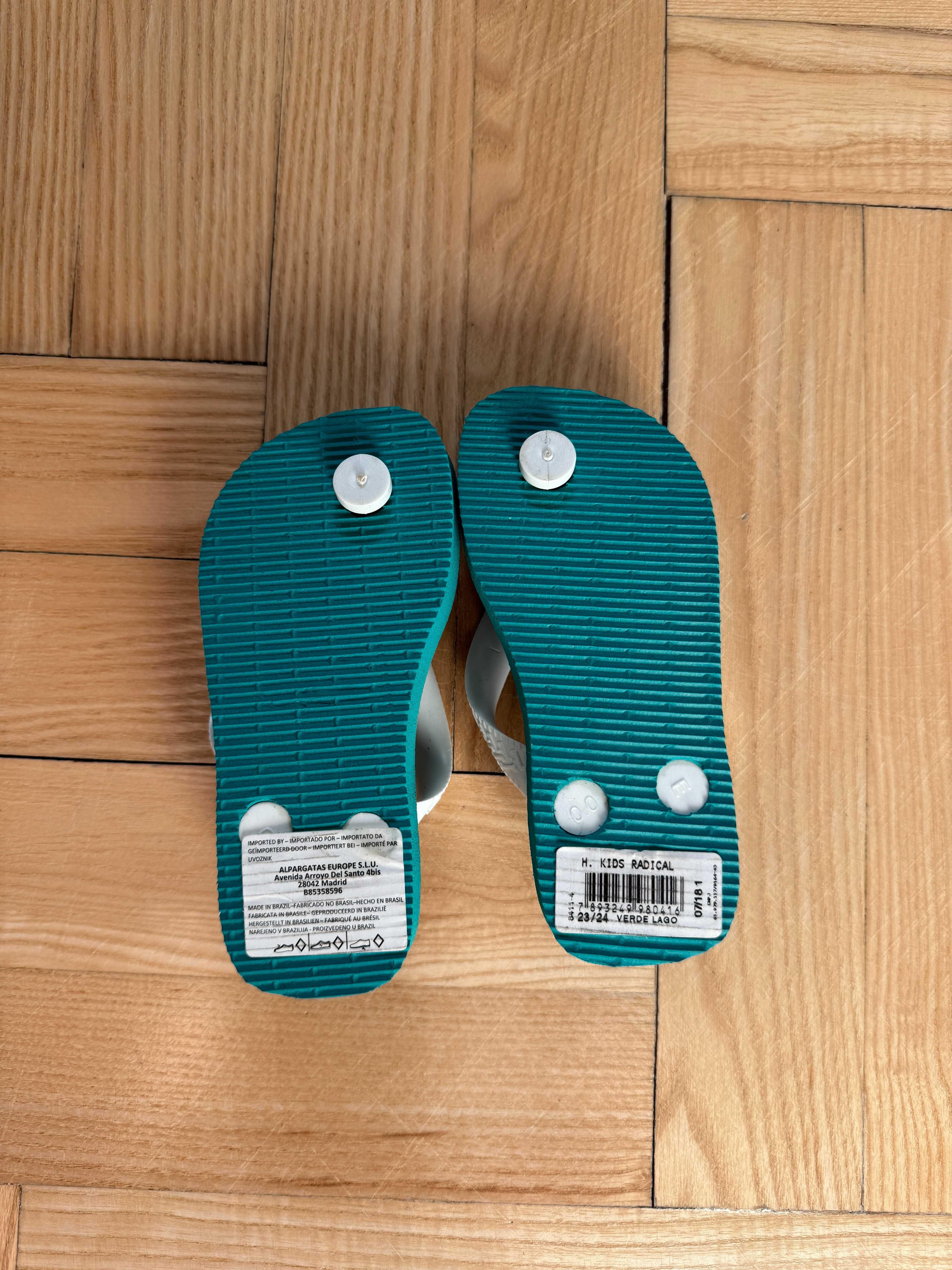 Japonki dziecięce HAVAIANAS KIDS RADICAL rozm. 23-24. NOWE oryginalne!