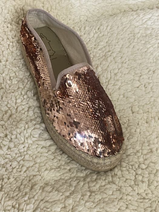 Ескадрільї жіночі з пайєтками Gitana 40 cм взуття з Італії