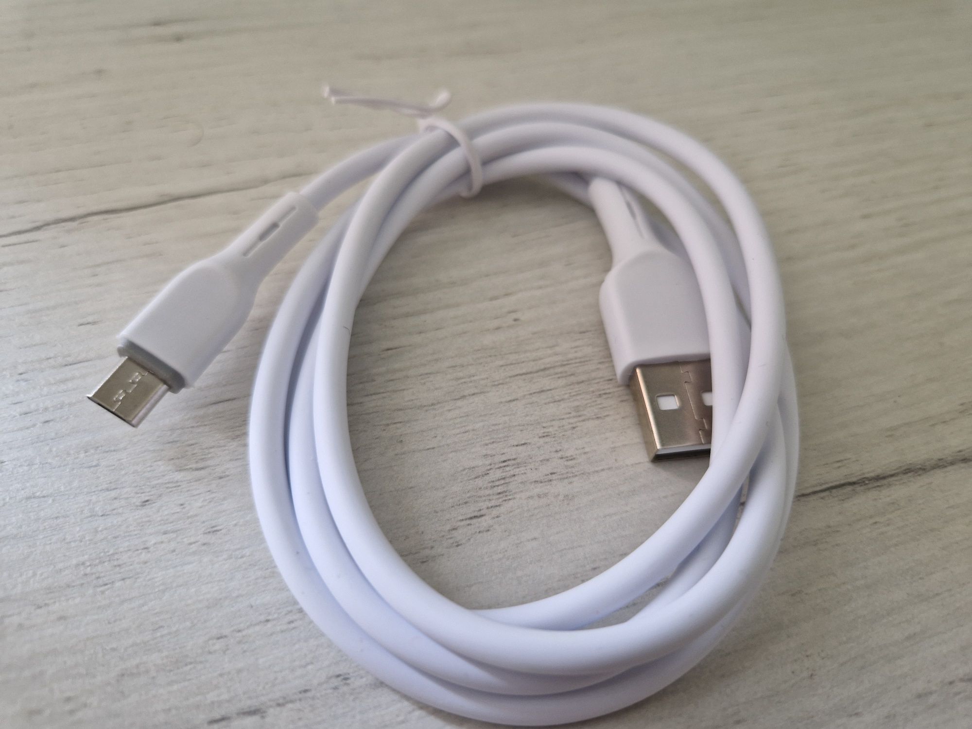 Kabel - USB na Micro USB - 3 Metry BIAŁY