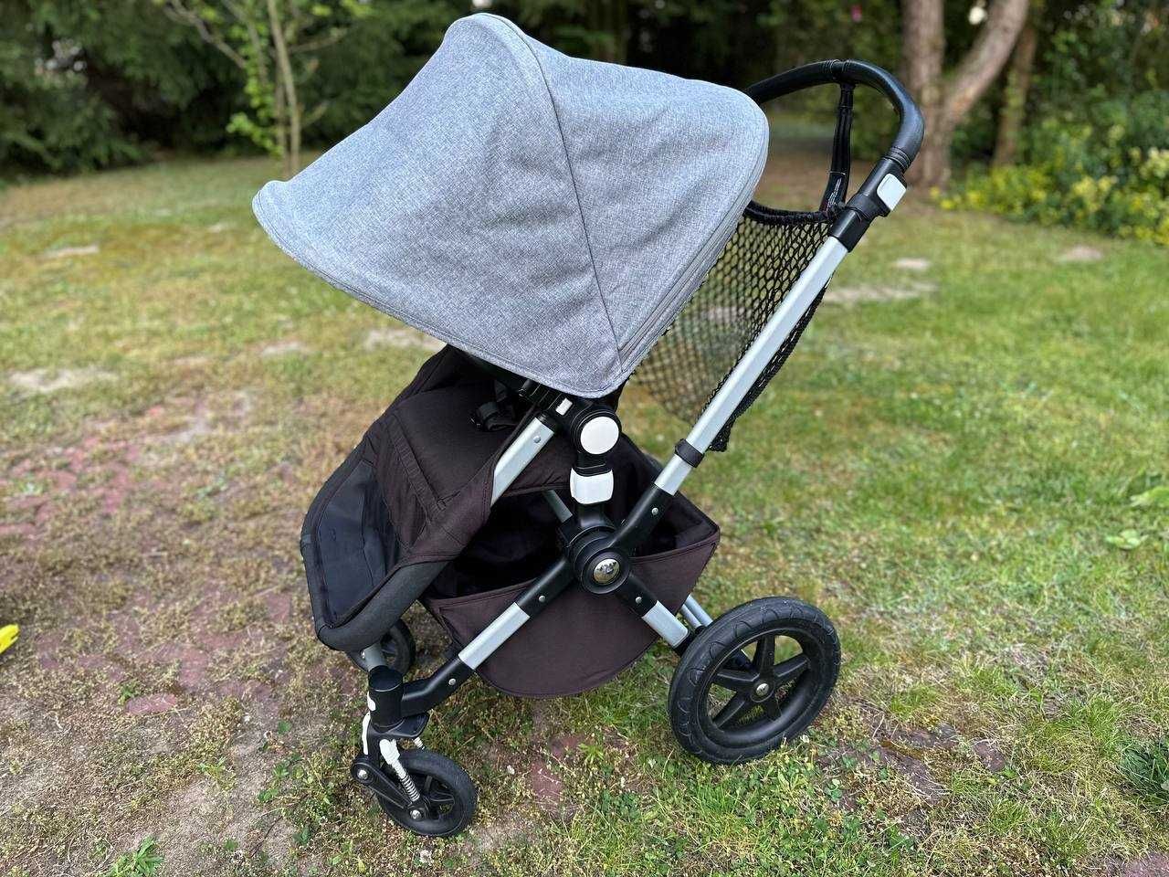 Wózek Bugaboo cameleon 3, grey, Fotelik Maxi Cosi 0-13, baza isofix