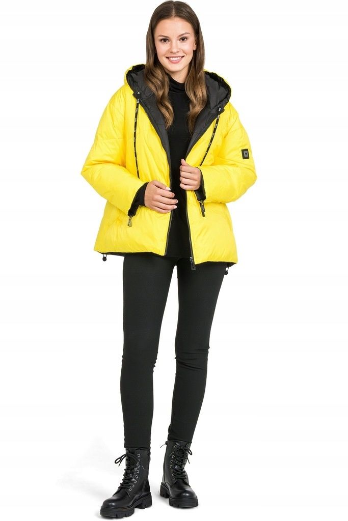Dwustronna kurtka oversize Tiffi, r. S