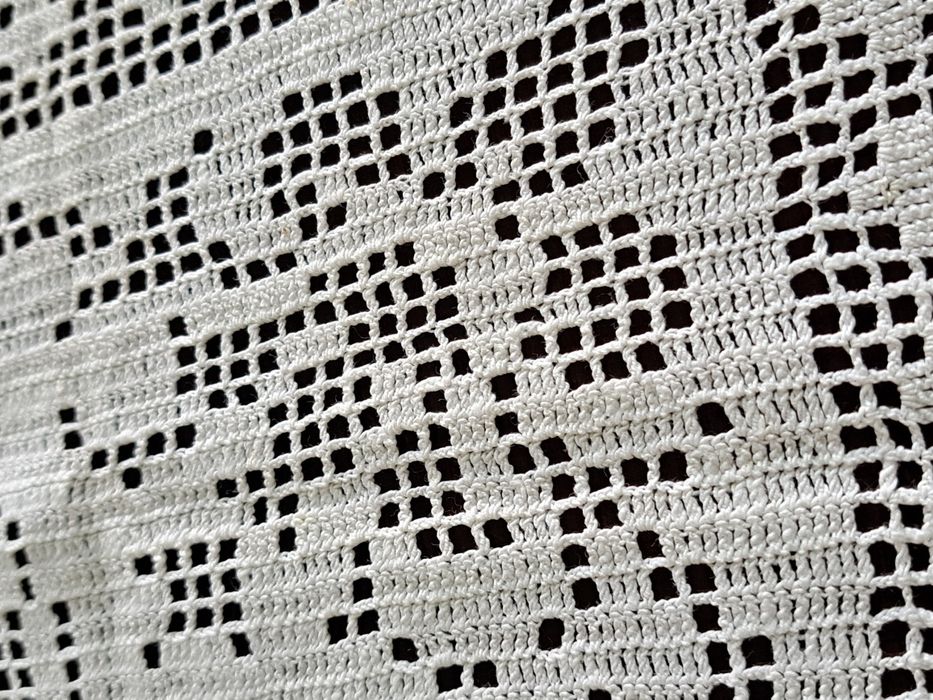 Renda de croché, feito à mão