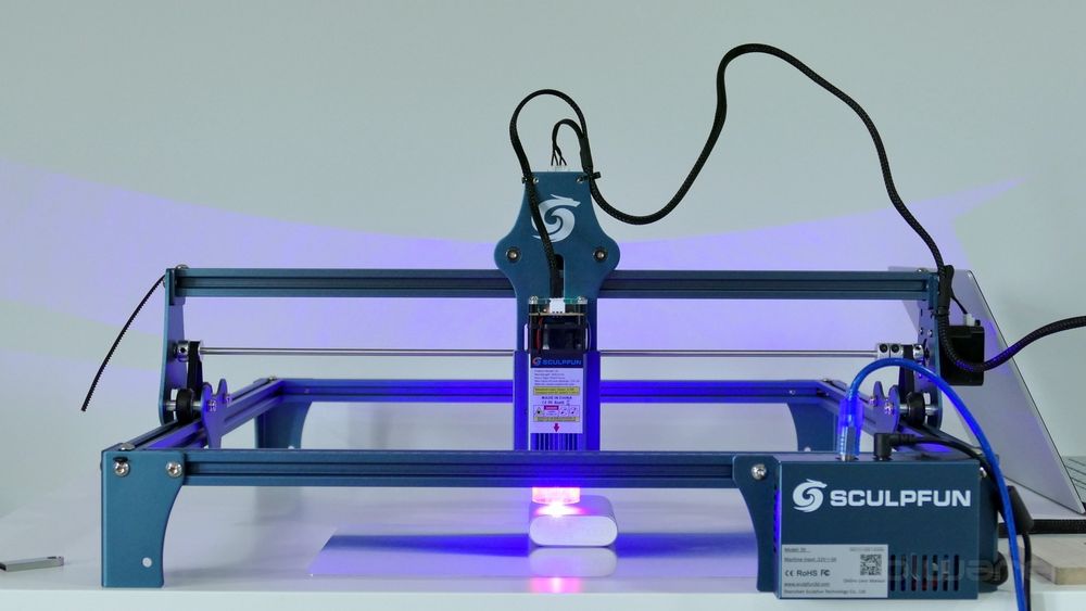 Sculpfun s9 gravação laser 5w
