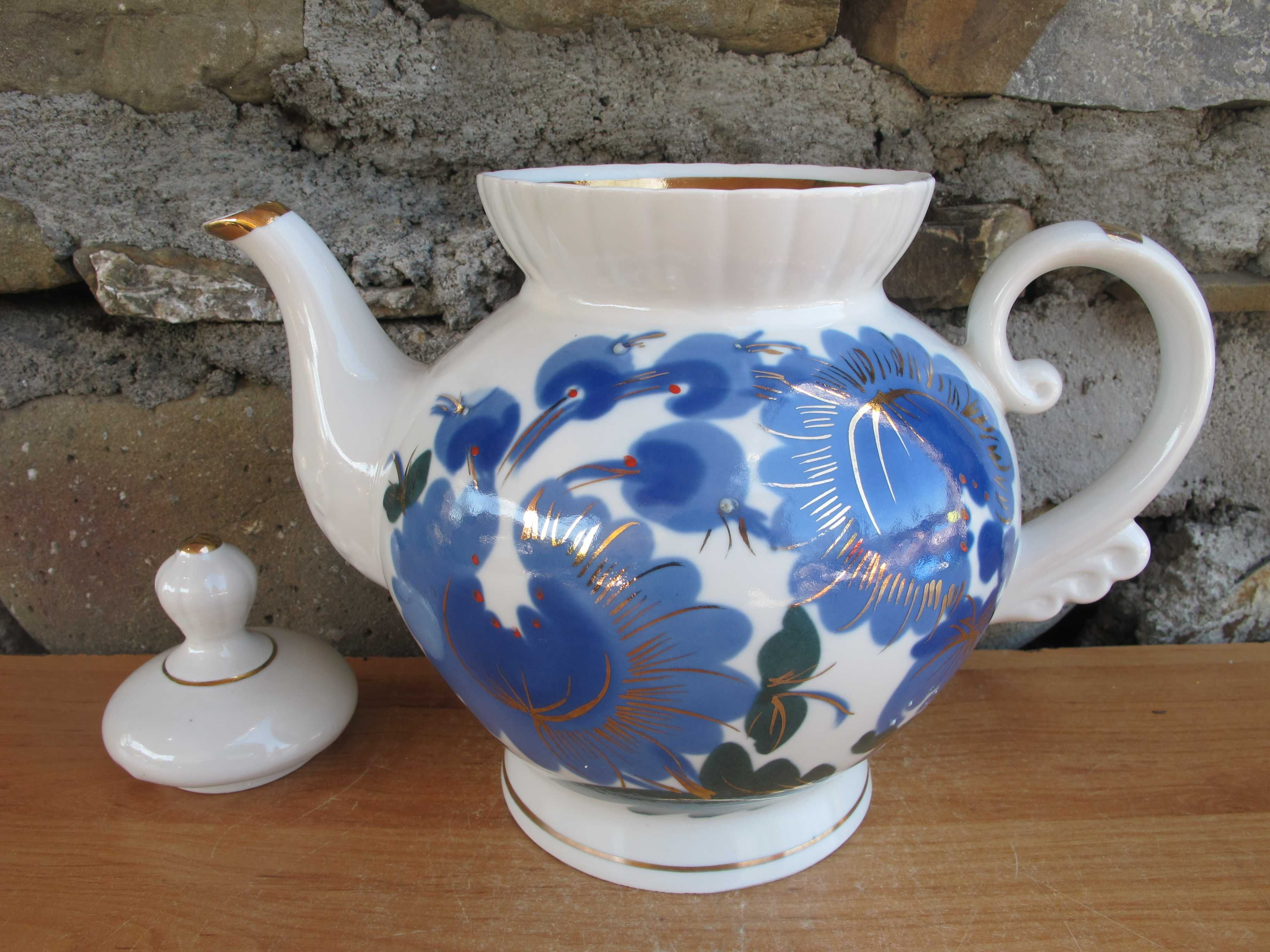 DUŻY Porcelanowy Dzbanek Kawa/Herbata_poj. 2 l