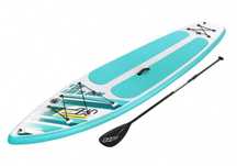 Deska pompowana SUP 320cm z wiosłem do pływania na jeziorze - wypróbuj