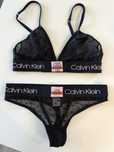 Nowy komplet Calvin Klein XS male S kolekcja specjalna stringi stanik