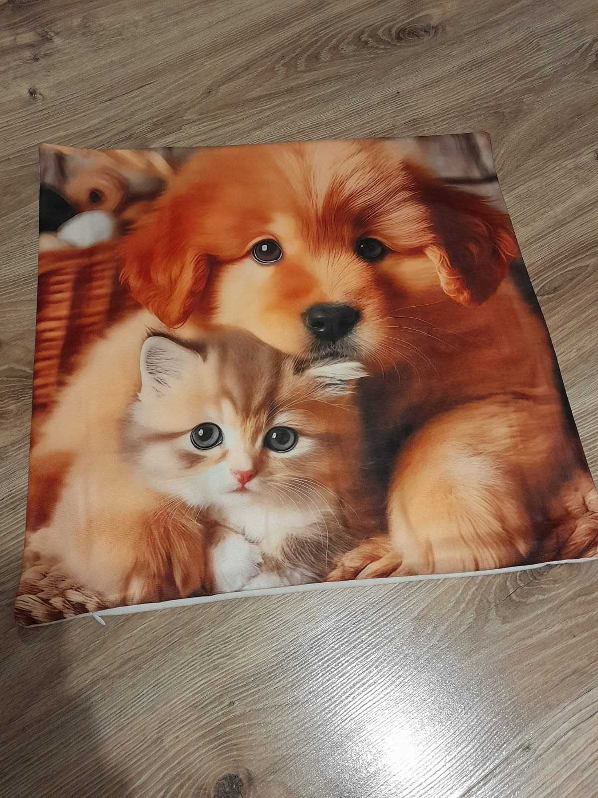 Nowa poszewka piękne wzory rozmiar 45x45 na zamek