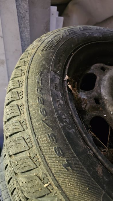 14 cali 4x100 Felgi z oponami zimowymi seat vw golf polo