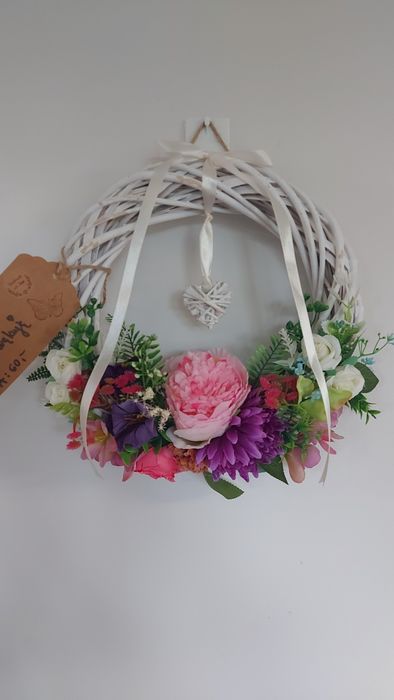 Wianek na drzwi handmade