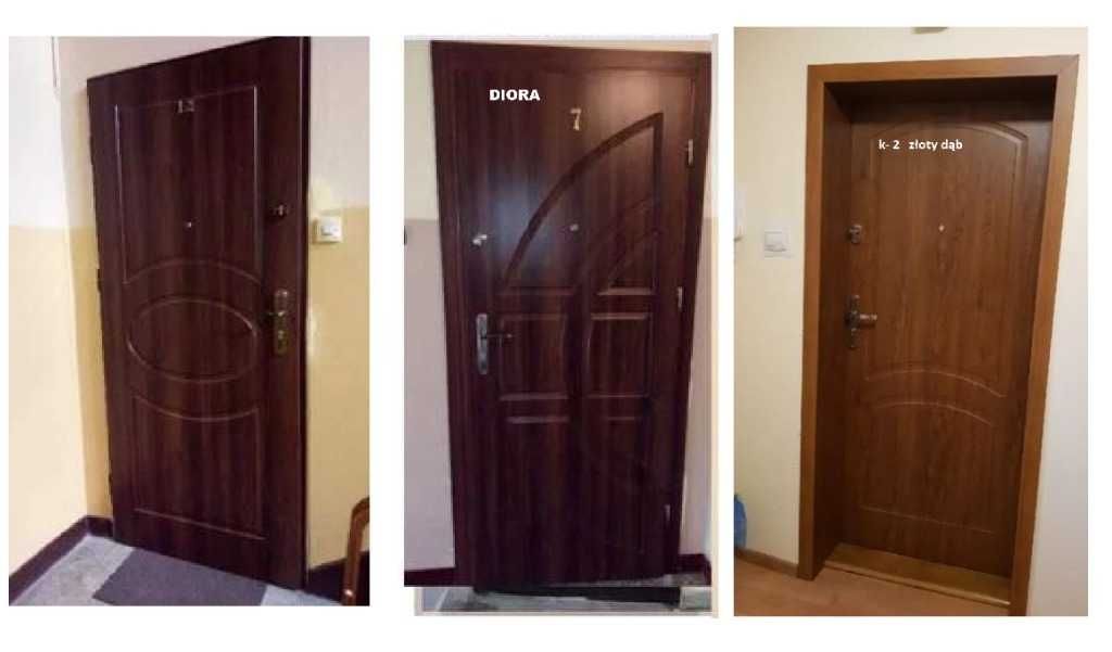 drzwi zewnętrzne z MONTAŻEM ,wejściowe-wyciszone ,METALOWE i drewnian