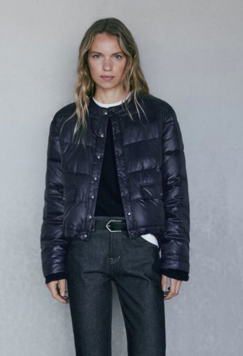Куртка , бомбер Massimo Dutti M синя