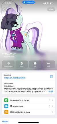 млп канал mlp_Loren