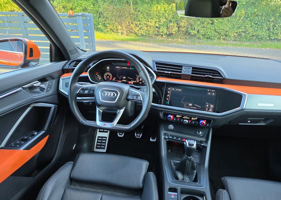 Audi Q3 Salon PL/Bezwypadkowy/Panorama/Virtual/Bang&Olufsen/Orange/Unikat