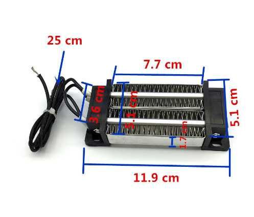 Нагрівальний елемент 12 V (AC/DC) 200W