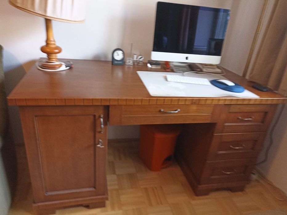 Biblioteka duża plus biurko