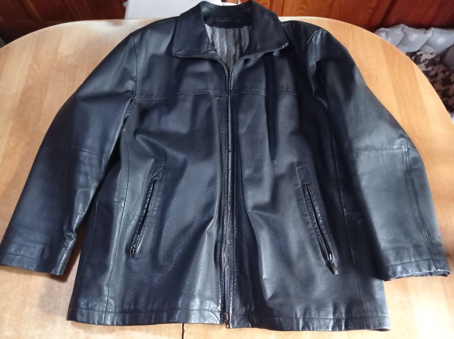 Casaco de inverno em pele